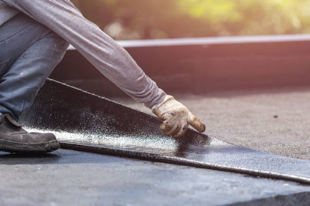 Professional Waterproofing technician working in Bybee, TN